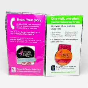 ❗5/$25❗Set of Race for a Cure Pins 2009 & 2010